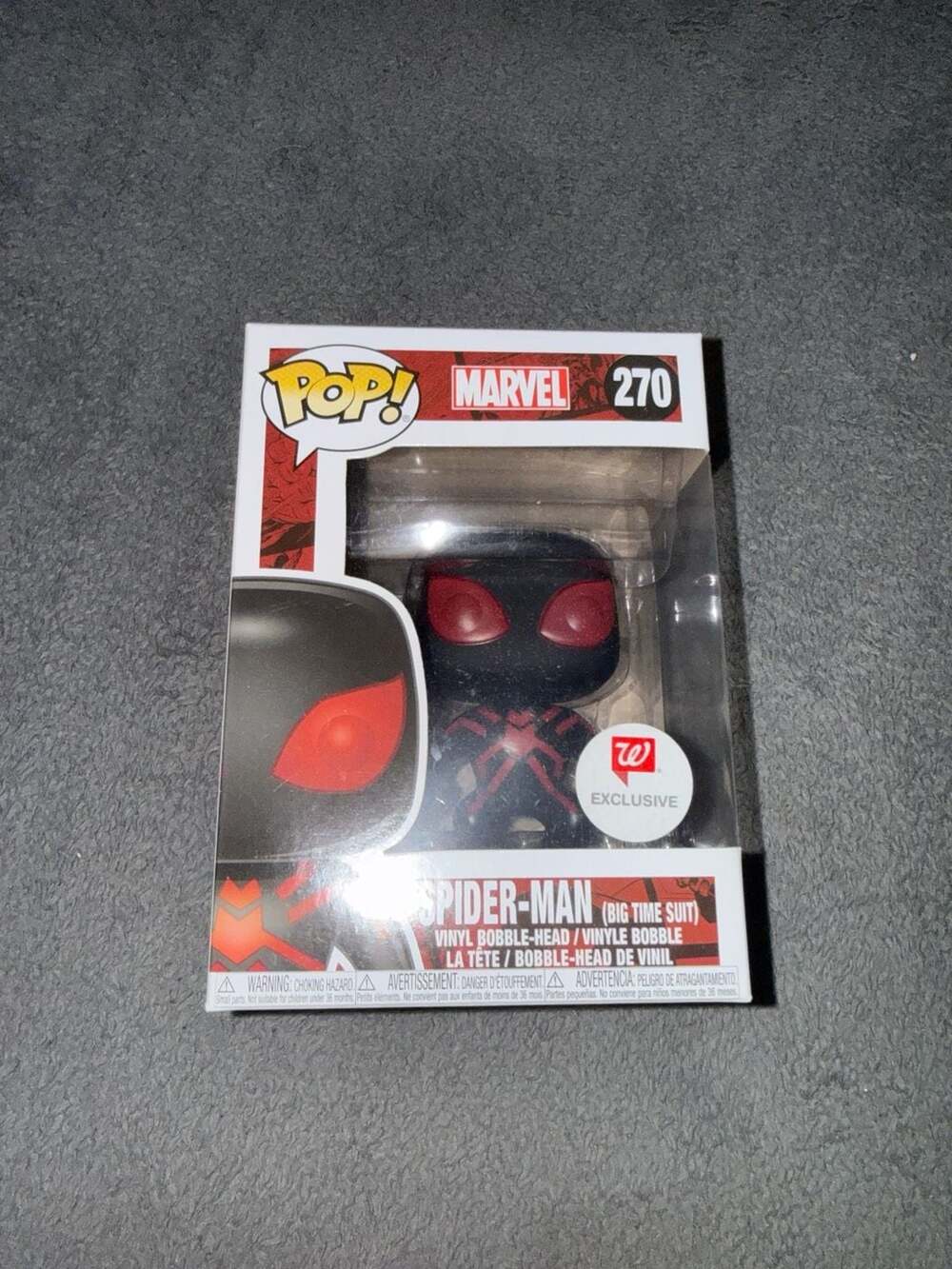Funko Pop! Marvel Spider-Man (Big Time Suit) #270 Walgreens Exclusive